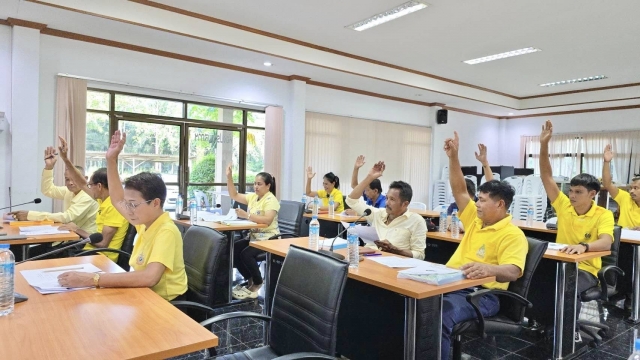 ประชุมคณะกรรมการพัฒนาท้องถิ่น ในการพิจารณาร่างแผนพัฒนาท้องถิ่น(2566-2570)เพิ่มเติมครั้งที่ 4/2568
