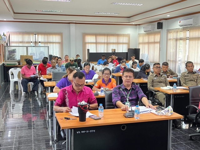 ประชุมการขับเคลื่อนธนาคารขยะ (Recyclable Waste Bank) ขององค์กรปกครองส่วนท้องถิ่น